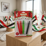 UAE Colours Bubble Wand Set 5 Pieces - 10cm