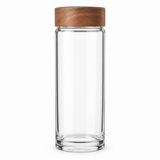 Housemart Glass Jar with Wooden Lid - 450ml