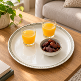 Henlee Melamine Round Serving Tray - 16 Inch