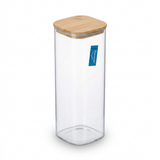 Happysmile Glass Jar with Bamboo Lid - 30cm