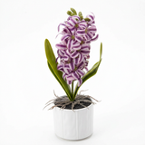 Artificial Flower Plant with Ceramic Pot Purple - 30cm