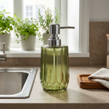 Acrylic Liquid Soap Dispenser Olive Green - 500ml