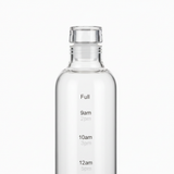 Italo Clear Glass Water Bottle - 500ml