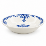 Slama Ceramic Soup Plate White  - 23cm