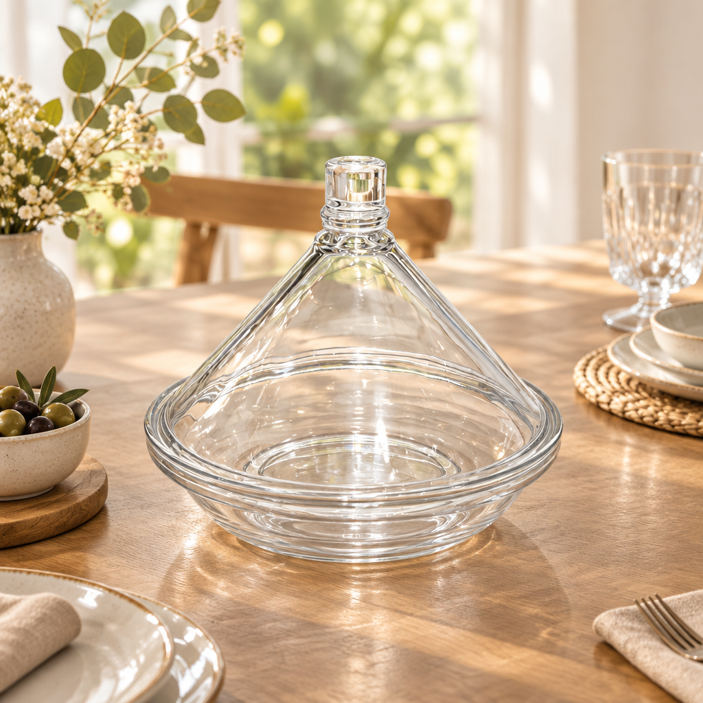 MEW Glass Tanjine with Lid - 25×28cm