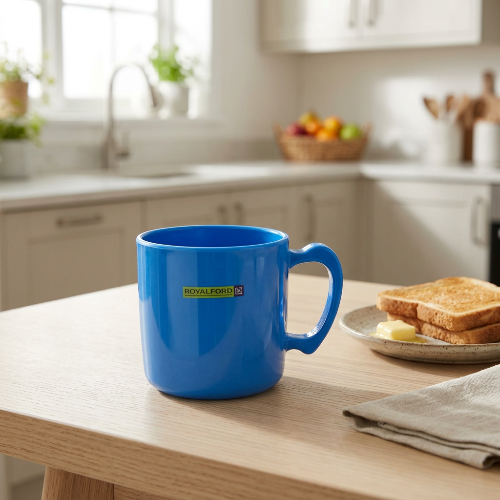 Royalford Melamine Mug Blue - 300ml