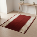 Lima Anti-Slip Carpet Red & Cream