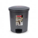 Lionstar Plastic Pedal Dustbin Grey - 5 Litres