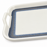 Kitchenmark Rectangular Melamine Serving Tray with Handles - 39×28cm