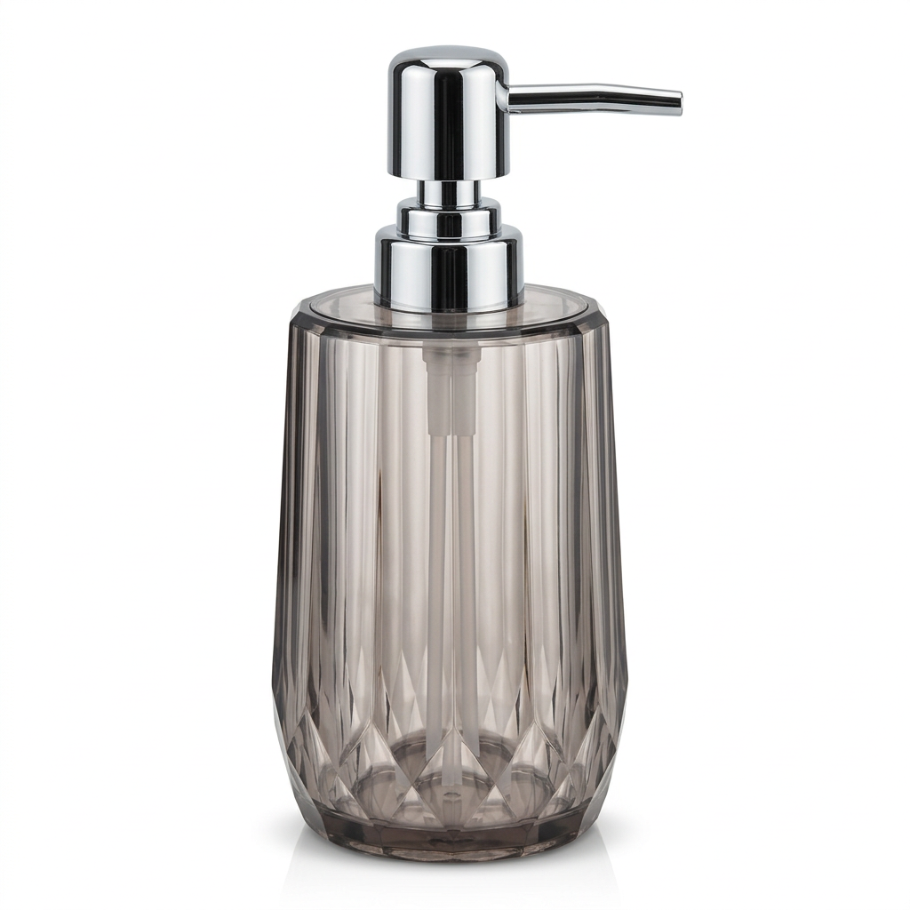 Acrylic Liquid Soap Dispenser Black - 500ml