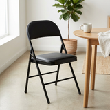 Metal Folding Chair Black  – 80×45cm