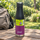 Pexpo Stainless Steel Vacuum Bottle Black & Purple - 750ml