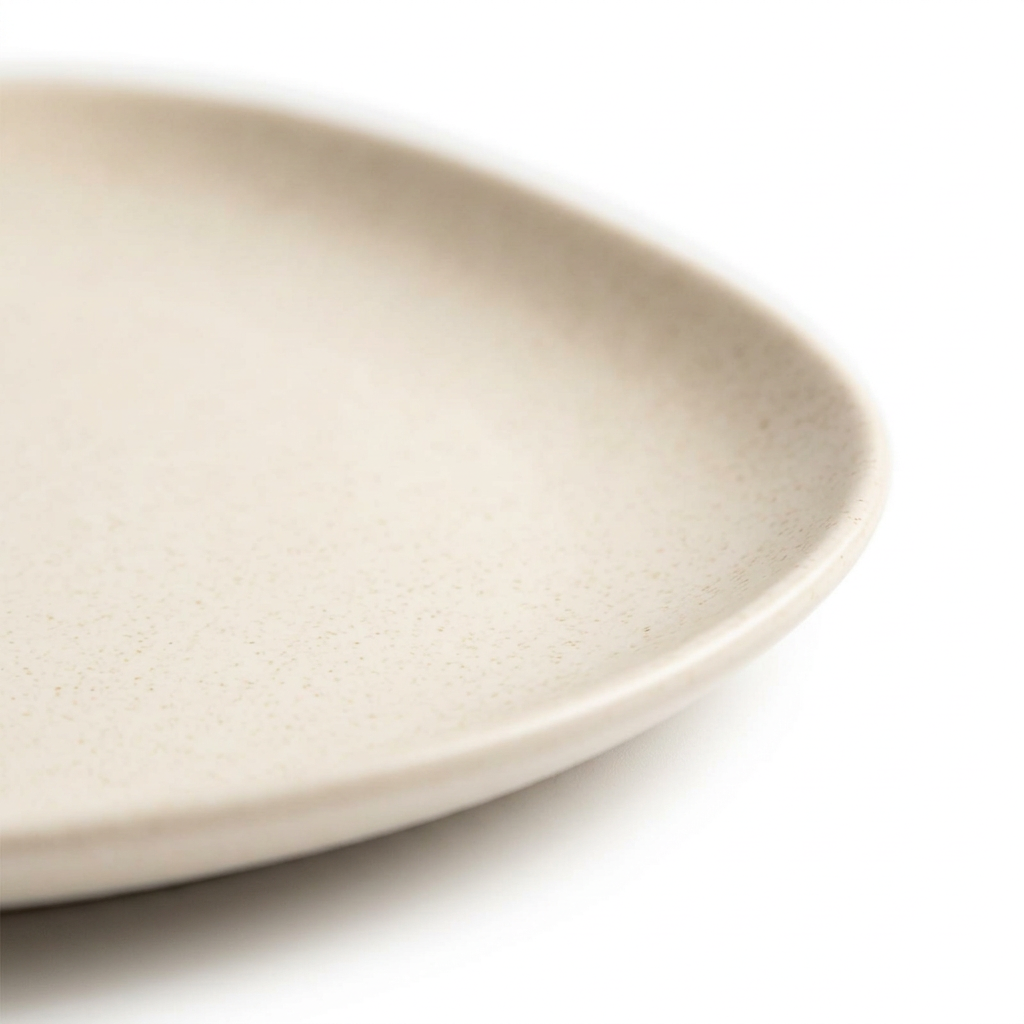 Ceramic Plate with Rounded Edges – 25×20cm
