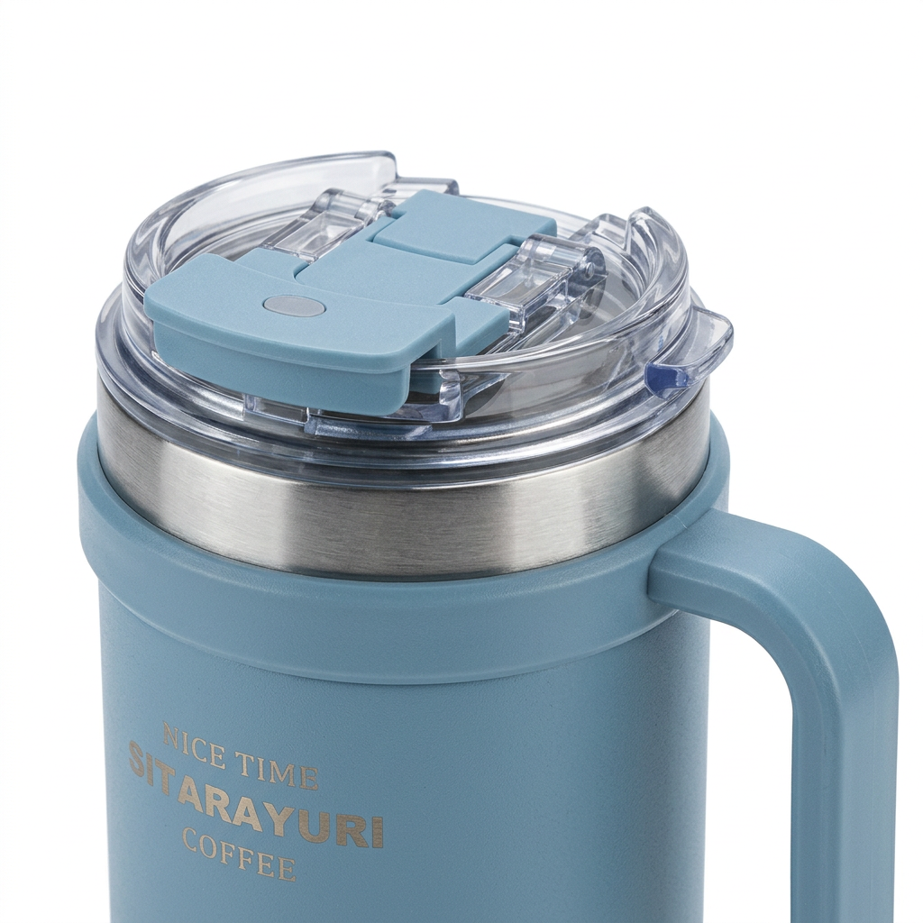 Sitarayuri Vacuum Mug Dusty Blue - 500ml