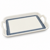Kitchenmark Rectangular Melamine Serving Tray with Handles - 39×28cm