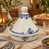Slama Ceramic Tajine Off-White - 30×30cm