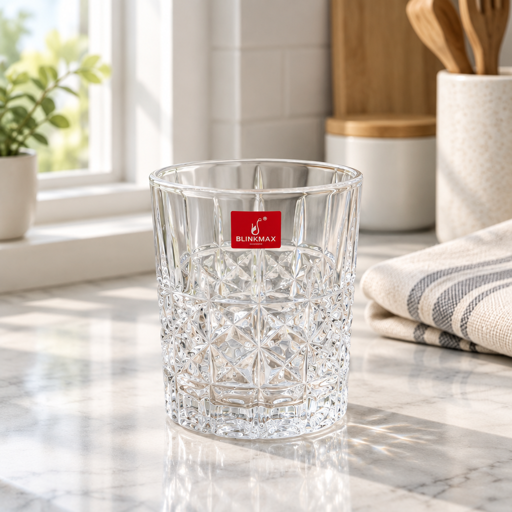 Blinkmax Clear Glass Tumbler - 350ml