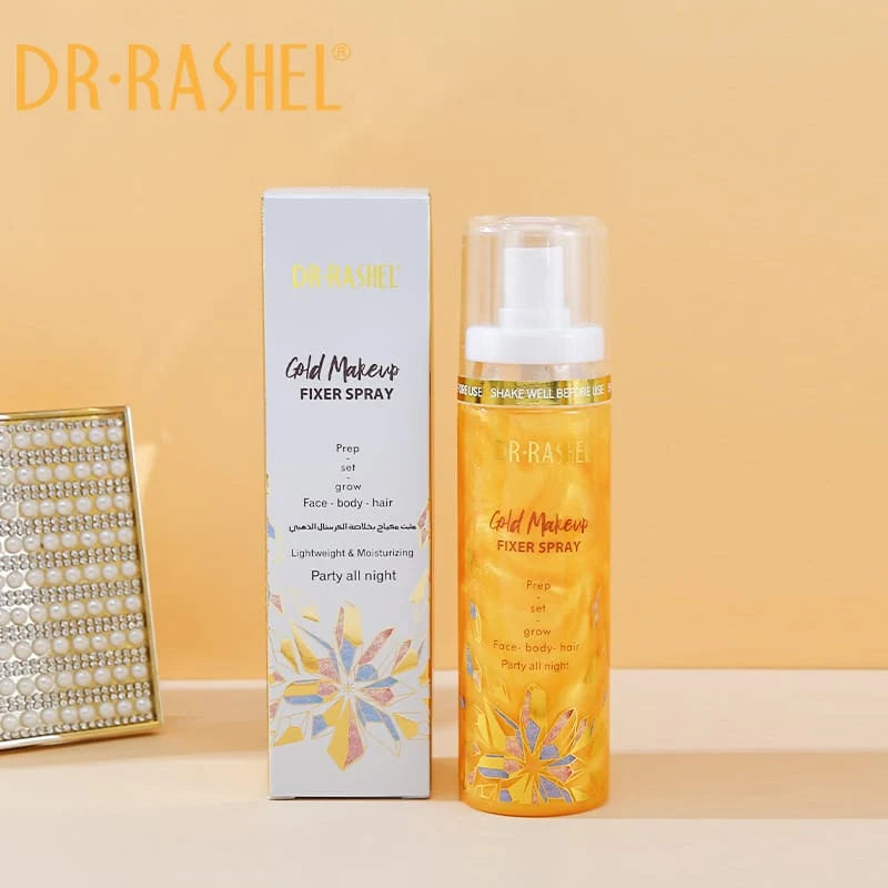 Dr.Rashel Lightweight & Moisturizing Gold Makeup Fixer Spray 100ml