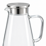 Diamonds Glass Jug with Lid – 1.7 Litres