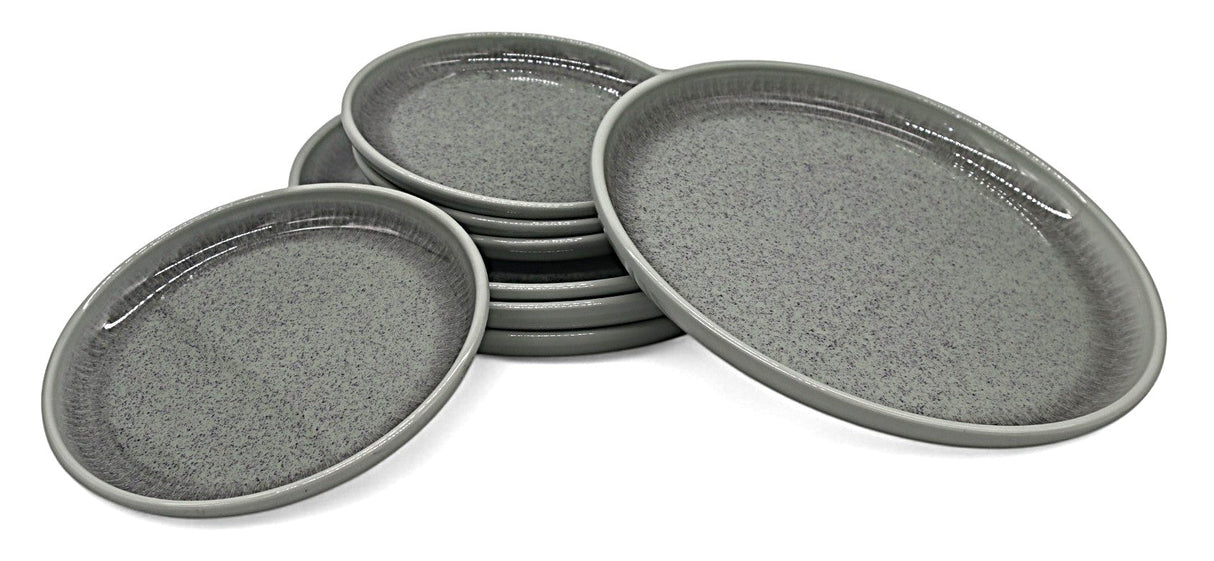 4Ever 22pcs Melamine Round Dinnerware Sets, Matte/Grey Rustic Design - Al Kabayel Discount Centre4Ever 22pcs Melamine Round Dinnerware Sets, Matte/Grey Rustic DesignDinnerware Sets4EVERAl Kabayel Discount Centre