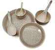 4Ever 24pcs Melamine Round Dinnerware Sets, Cream with Brown Crackle Glaze Design - Al Kabayel Discount Centre4Ever 24pcs Melamine Round Dinnerware Sets, Cream with Brown Crackle Glaze DesignDinnerware Sets4EVERAl Kabayel Discount Centre
