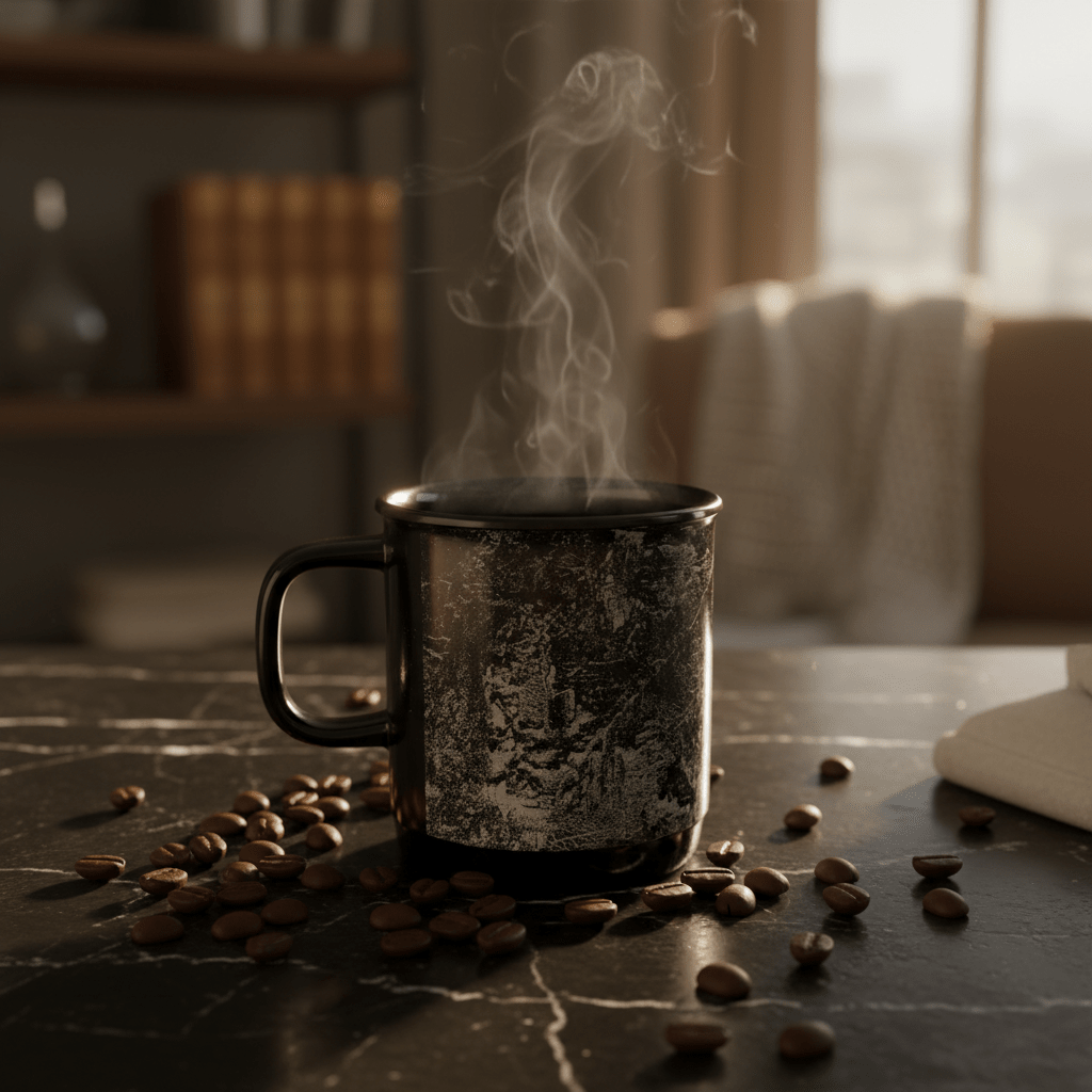 4Ever Black Marble Pattern Melamine Mug 350 ml Designer Coffee Mug with Modern Finish - Al Kabayel Discount Centre4Ever Black Marble Pattern Melamine Mug 350 ml Designer Coffee Mug with Modern FinishMugsDELSAGAAl Kabayel Discount Centre
