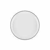 4Ever White Melamine Dessert Plate with Black Rim — 10.75 Inch - Al Kabayel Discount Centre4Ever White Melamine Dessert Plate with Black Rim — 10.75 InchPlates4EVERAl Kabayel Discount Centre