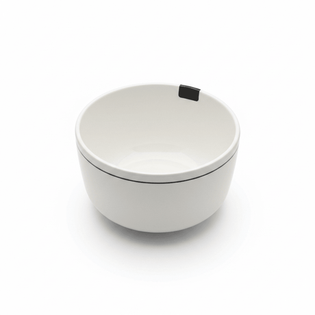 4Ever White Melamine Serving Bowl with Black Rim — 5.5 Inch - Al Kabayel Discount Centre4Ever White Melamine Serving Bowl with Black Rim — 5.5 InchBowls4EVERAl Kabayel Discount Centre