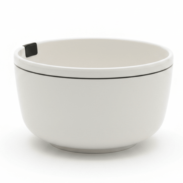 4Ever White Melamine Serving Bowl with Black Rim — 5.5 Inch - Al Kabayel Discount Centre4Ever White Melamine Serving Bowl with Black Rim — 5.5 InchBowls4EVERAl Kabayel Discount Centre