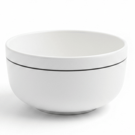 4Ever White Melamine Soup Bowl with Black Rim — 4 Inch - Al Kabayel Discount Centre4Ever White Melamine Soup Bowl with Black Rim — 4 InchBowls4EVERAl Kabayel Discount Centre