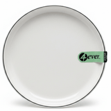 4Ever White Round Melamine Dessert Plate with Black Rim — 7.5 Inch - Al Kabayel Discount Centre4Ever White Round Melamine Dessert Plate with Black Rim — 7.5 InchPlates4EVERAl Kabayel Discount Centre