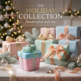 Christmas Plastic Gift Box Hanging Decoration – Pink & Mint Green, 7 cm