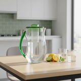 Arya Household Acrylic Jug with Tube Green - 2.5 Litre