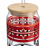Yuniverse Glass Jar with Lid & Straw - 550ml