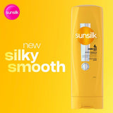Sunsilk Conditioner, Silky Smooth, for instantly stronger and touchably smoother hair, 350ml