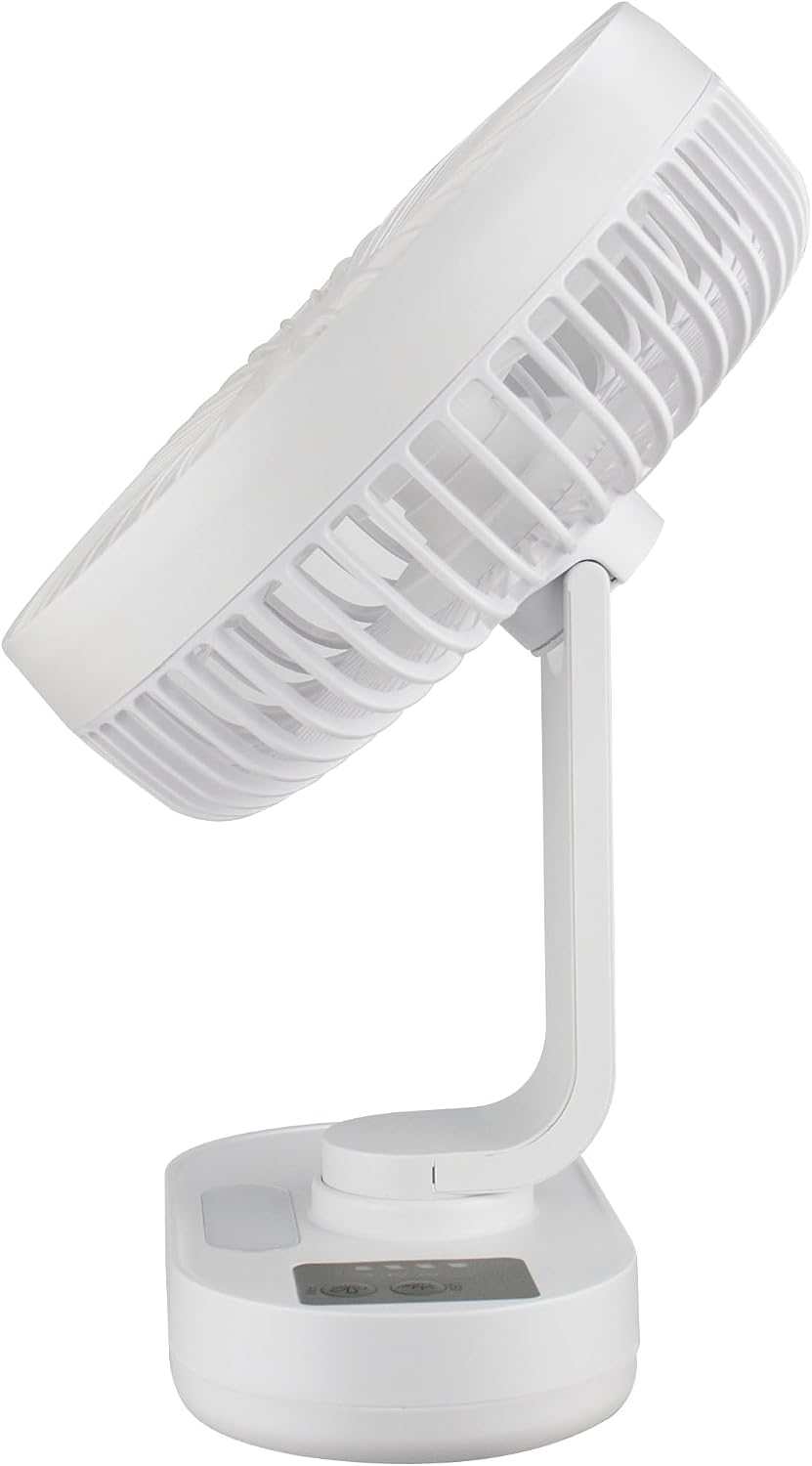 Sonashi Rechargeable Table Fan, 9 Inch, SRF-804