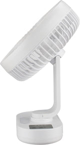 Sonashi Rechargeable Table Fan, 9 Inch, SRF-804