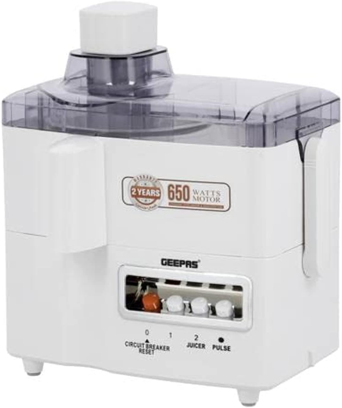 Geepas 650W 4-In-1 Food Processor, 1.8 Liter Capacity