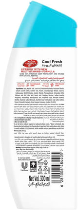 Lifebuoy Antibacterial Body Wash, Cool Fresh, 300ml