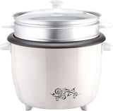 Crownline Rice Cooker with Steamer RC-169 – 1L, White