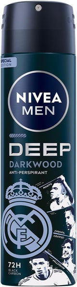 Nivea Men Deep MaxxTech Darkwood Deodorant Spray with Black Carbon 150ml