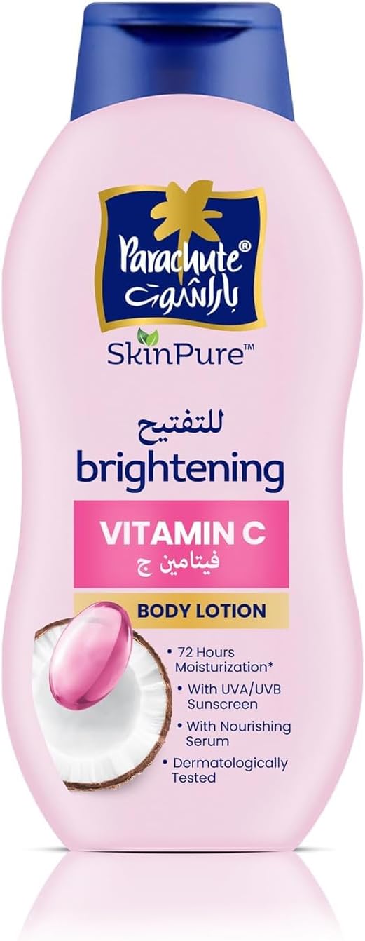 Parachute Skin Pure Brightening Body Lotion Vitamin C & Coconut Oil 400ml