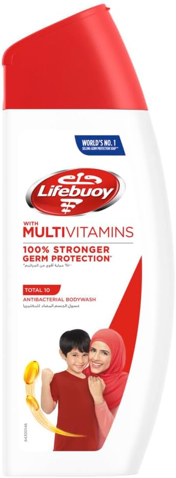 Lifebuoy Antibacterial Body Wash, Total 10, 300ml