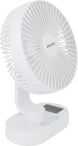 Sonashi Rechargeable Table Fan, 9 Inch, SRF-804