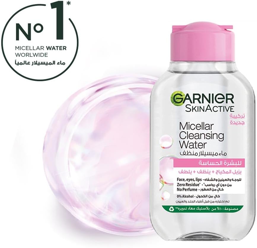 Garnier Micellar Water, Cleansing & Makeup Remover 100 ml