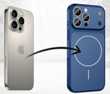 High-End MagSafe Back Cover for iPhone 16 Pro Max – Navy Blue