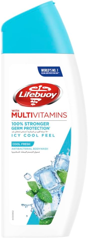 Lifebuoy Antibacterial Body Wash, Cool Fresh, 300ml