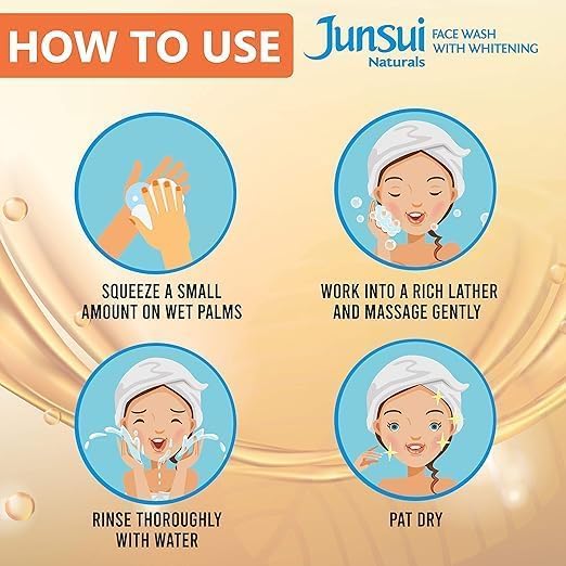 Junsui Naturals Face Wash Papaya Scrub 100g