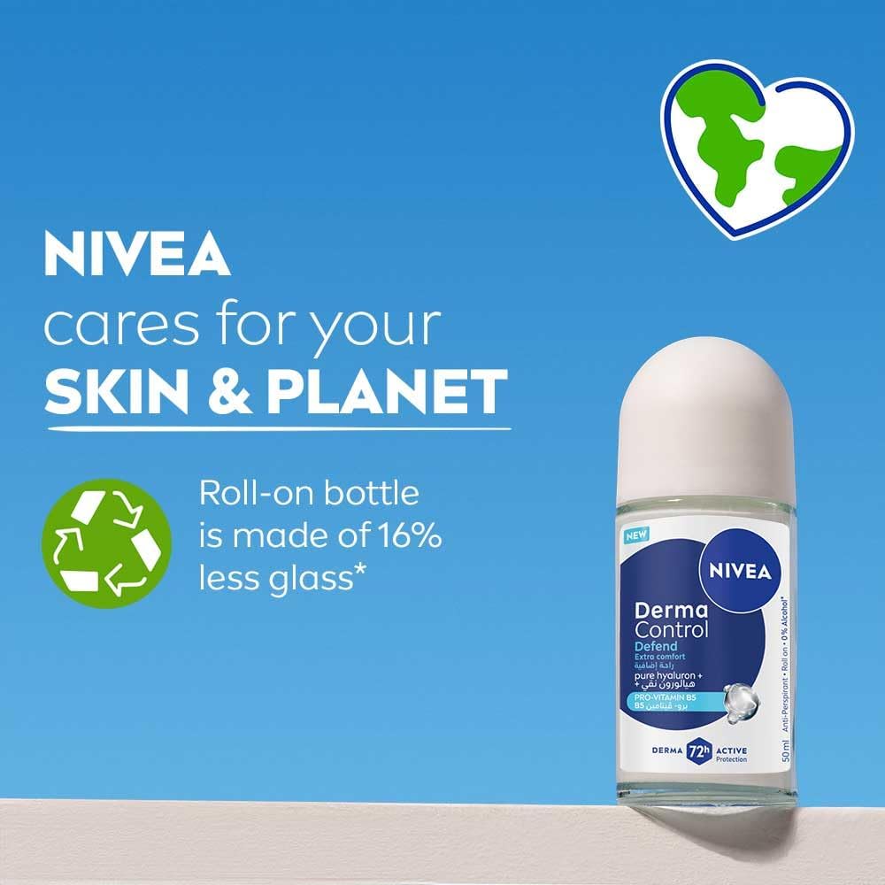 Nivea Derma Control Defend Anti-Perspirant Roll-On – 50ml