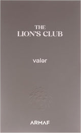 Armaf The Lion's Club Valeur Eau De Parfum For Man 100ml